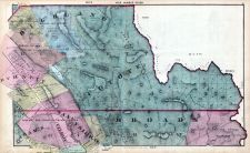 Map 007, Highland, Burnett, San Ysidro, Rhoads, Coyote, Adams, Gilroy, Burnett, Santa Clara County 1876